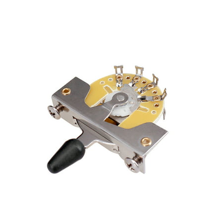 Muslady 3-Way Guitar Switch 3-Position Pickup Selector for TL Electric Guitars with Mounting Screws Vintage Style